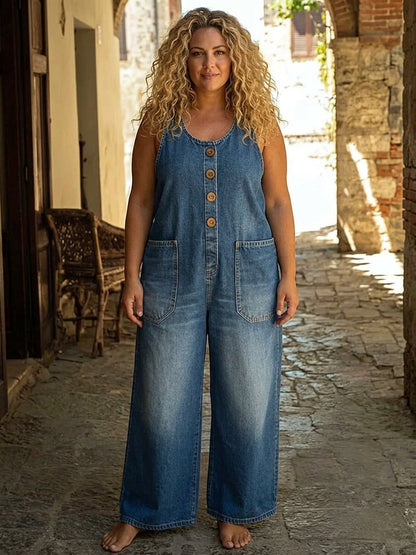 Ruth | Salopette en Jean Vintage