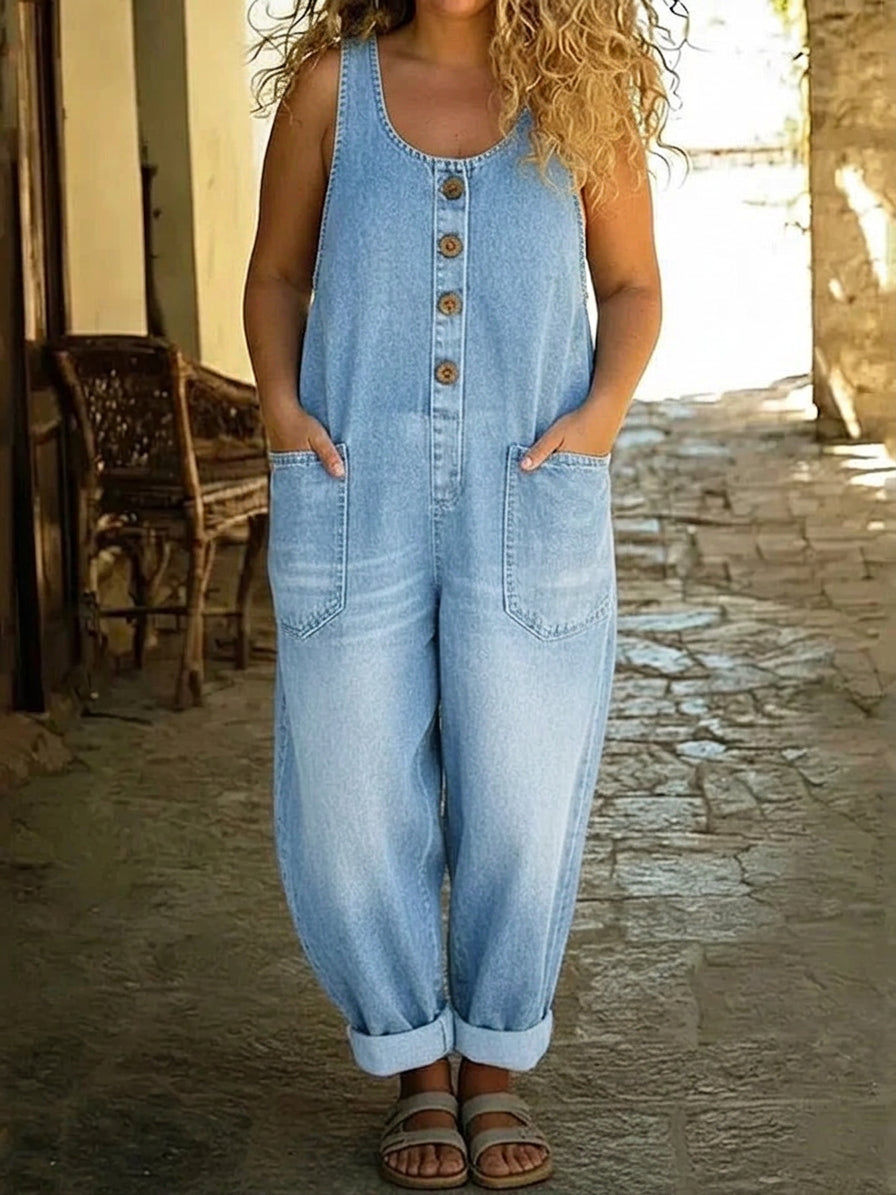Ruth | Salopette en Jean Vintage