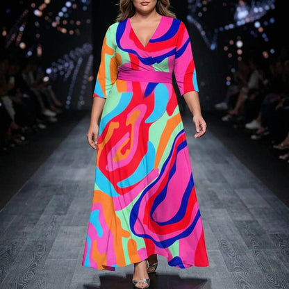Ysa | Robe Chic avec Imprimé Fleural