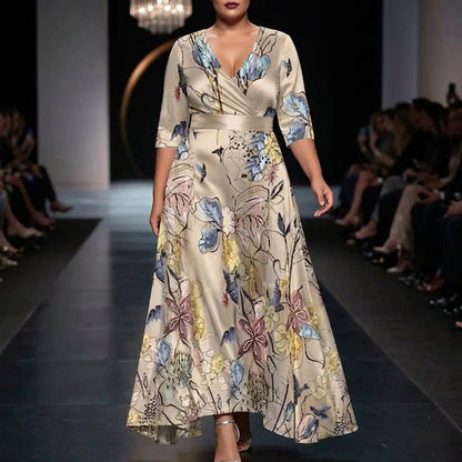 Ysa | Robe Chic avec Imprimé Fleural